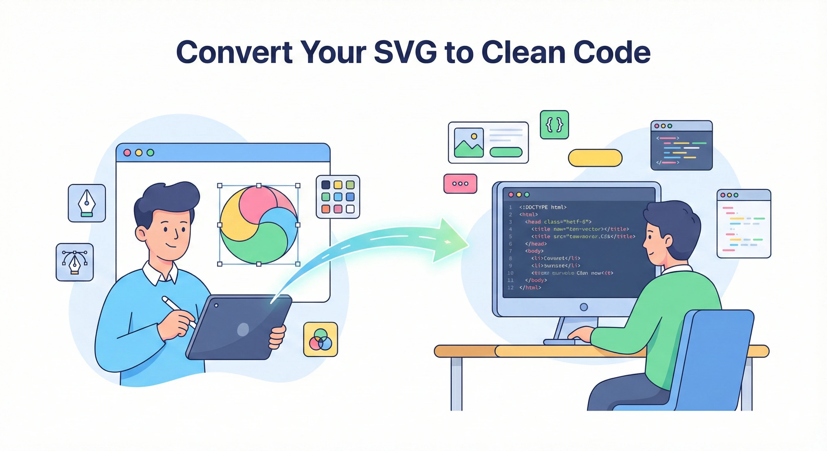 SVG to Code Converter Interface